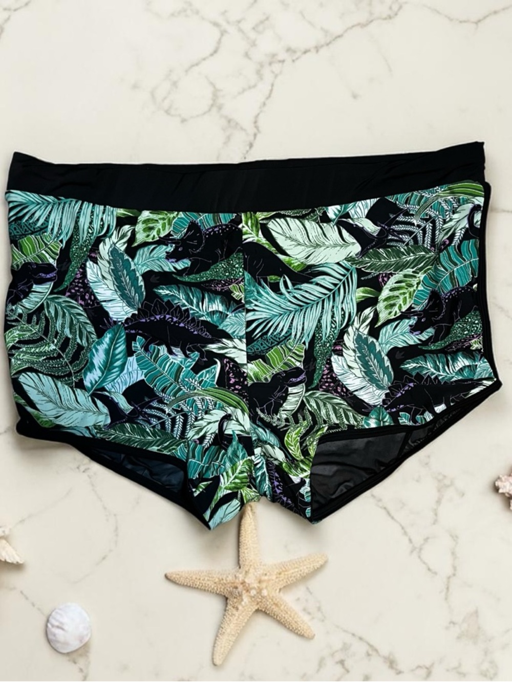 Torrid Tropical Jurassic Dinosaur Bottoms Shorts Swim 3X 22 24